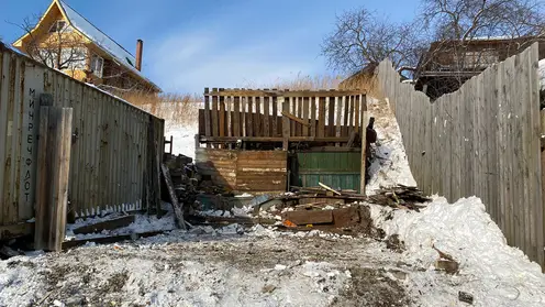 22 незаконных объекта снесли в Октябрьском районе Красноярска в 2023 году