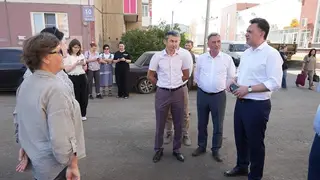 Глава Красноярска оценил объекты строительства и благоустройства в Советском районе