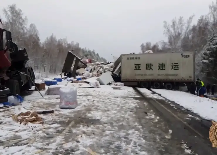 Из-за массовой аварии с грузовиками на трассе в Иркутской области погиб ещё один человек