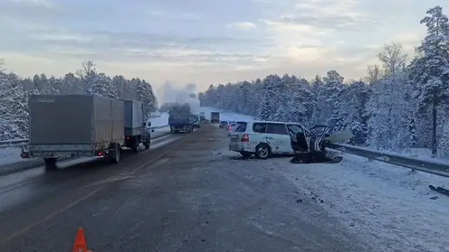 На дороге между Канском и Красноярском произошло ДТП со смертельным исходом