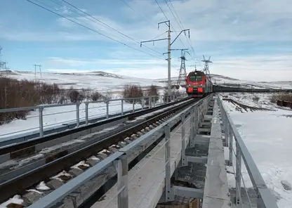 Красноярская железная дорога завершила реконструкцию моста через реку Аскиз в Хакасии