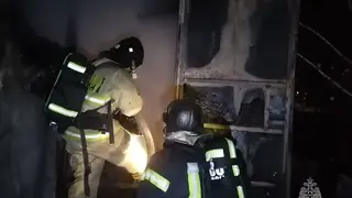 Мужчина погиб при пожаре в хозяйственной постройке в Ачинске