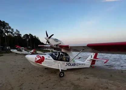 Четыре пилота, два самолета-амфибии и собака-штурман отправились покорять Арктику из Красноярского края