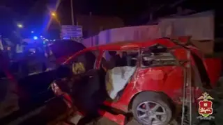 Ночное ДТП в Абакане: водитель и пассажир получили травмы, одна женщина погибла