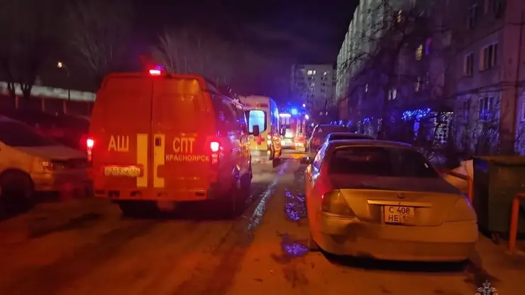 В Красноярске загорелась квартира из-за окурка. Один человек погиб, другой в больнице