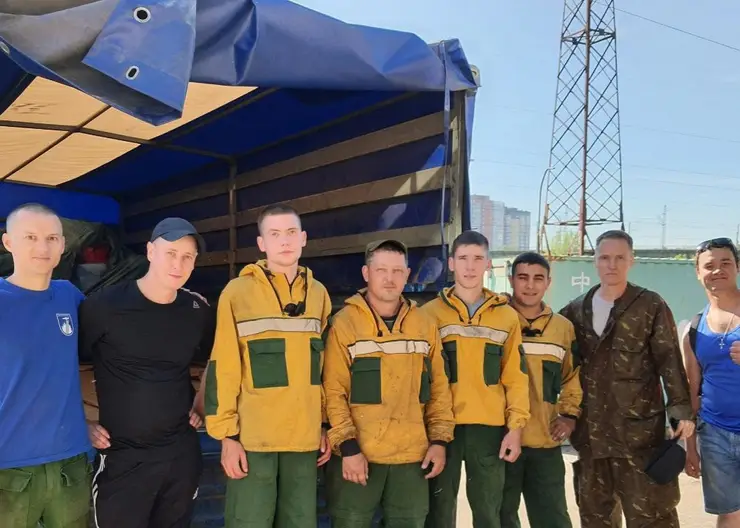 В Красноярском крае сотрудников Лесопожарного центра отправили на север региона