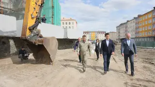 Михаил Котюков оценил ход реконструкции Заполярного театра в Норильске