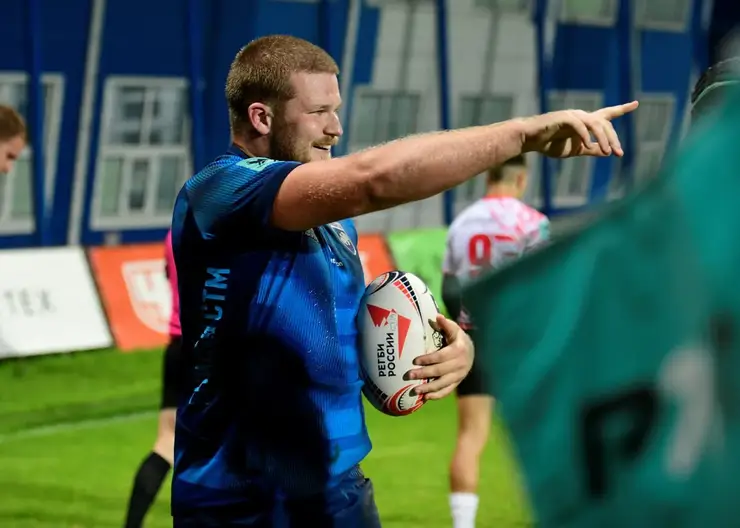 Красноярский регбийный клуб «Енисей-СТМ» одержал победу над «Металлургом» из Новокузнецка