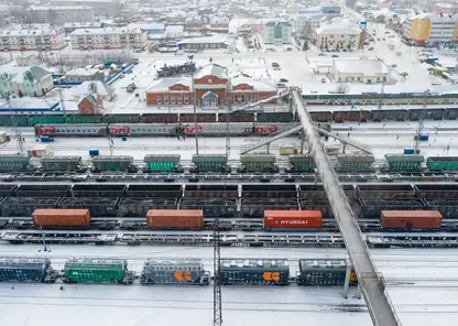 Погрузка на Красноярской железной дороге составила 6,9 млн тонн в ноябре