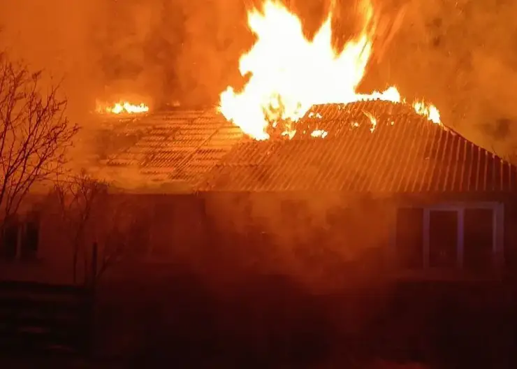 В Красноярском крае при пожаре погиб мужчина