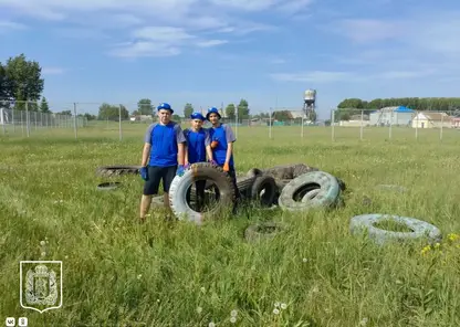 Активисты Назаровского района собрали 1,5 тысячи автомобильных покрышек на экоквесте