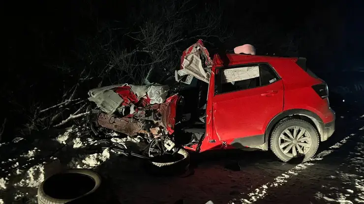 В Боготольском районе столкнулись автобус и легковушка: один погибший