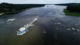 Сибирские реки наращивают грузопоток