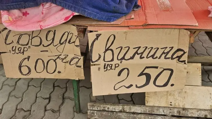 Торговля неизвестным мясом и молоком выявлена в Красноярске и Заозерном