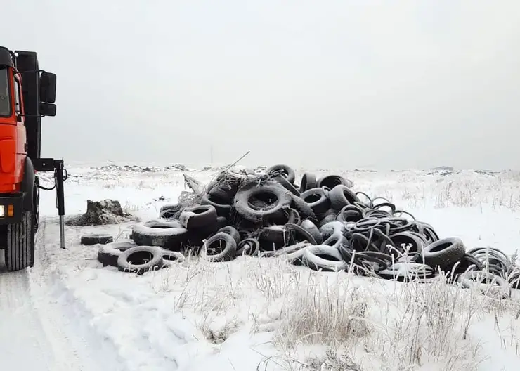 В Красноярске со свалки Центрального района вывезли 413 КАМАЗов мусора