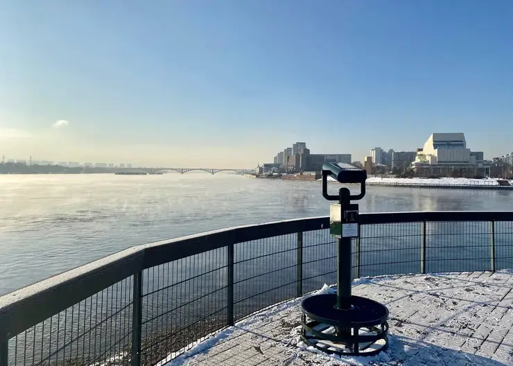 Двухъярусная смотровая площадка открылась в красноярском Татышев-парке