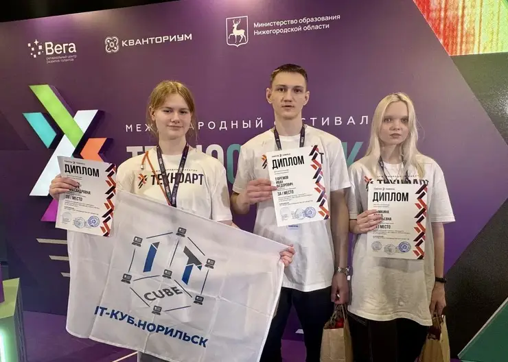 Школьники Красноярского края взяли два первых места на фестивале в Нижнем Новгороде