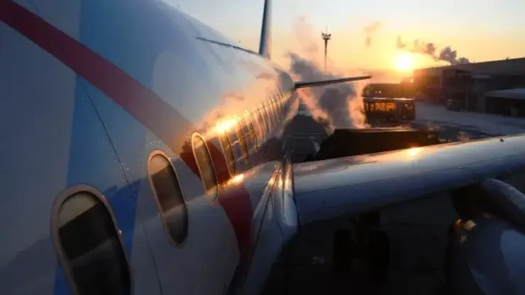 Птица попала в турбину самолета во время взлета в Чите: рейс пришлось перенести