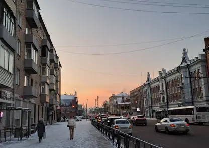 Морозный и снежный день ожидается в понедельник, 5 января в Красноярске