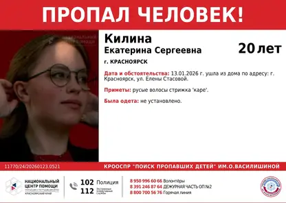 В красноярске возобновили поиски студентки, пропавшей почти три месяца назад