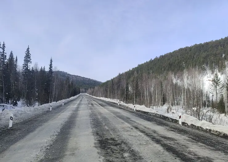 В Красноярском крае отремонтировали 9 км дороги Епишино – Северо-Енисейский