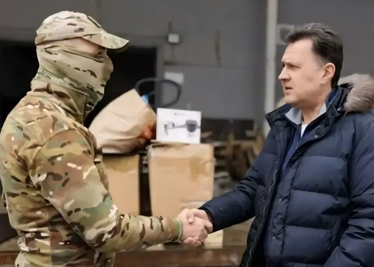 Мэр Красноярска передал бойцам из разведотряда «Сибирь» гуманитарный груз жителей города