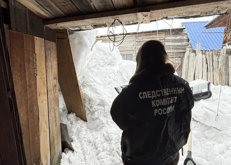 Жительница Томска погибла после хода наледи с крыши частного дома