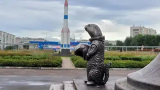 Космонавт из Красноярского края Кирилл Песков дал имя четвертому бронзовому суслику в городе
