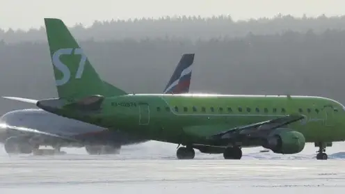 Новосибирская авиакомпания S7 Airlines отметина несколько рейсов из-за сильной метели