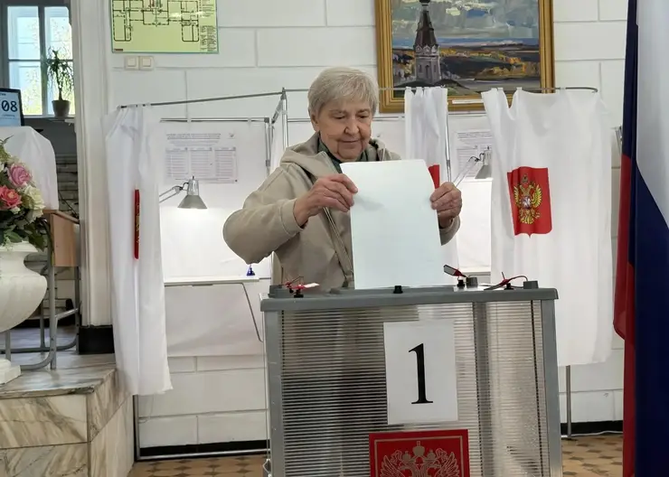 78-летняя жительница Красноярска впервые в жизни приняла участие в выборах