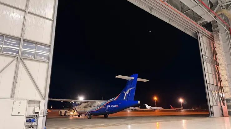 В аэропорту Красноярска после ремонта заработал крупнейший за Уралом ангар для самолетов
