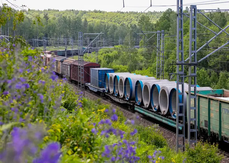 Погрузка на Красноярской железной дороге составила 35 млн тонн в январе–мае