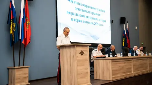 В Красноярском крае новый начальник краевой полиции подвёл итоги работы ведомства за последнее полугодие