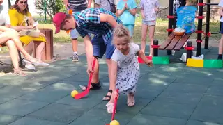 Площадка для особенных детей с сенсорной дорожкой, которую сделали ребята с инвалидностью открылась в Красноярском крае