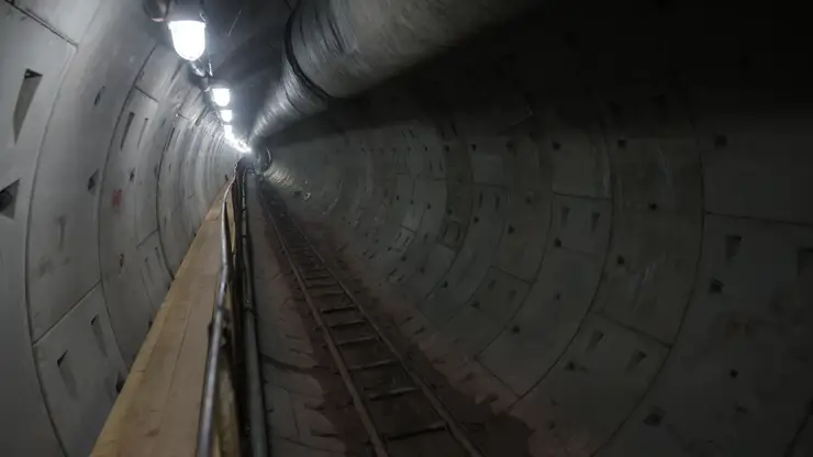 Щит «Евгения» прошёл два километра тоннеля красноярского метро