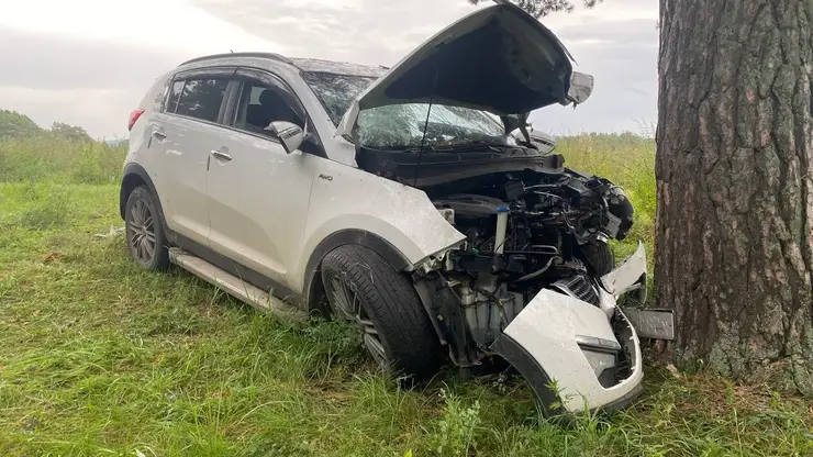 В Красноярском крае произошло смертельное ДТП: водитель и пассажирка погибли