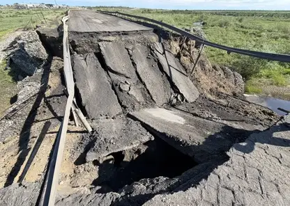 Автомобильный мост обрушился на севере Красноярского края
