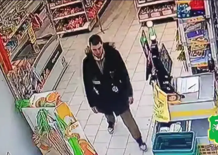 В Томске полиция ищет подозреваемого в хищении товара из магазина