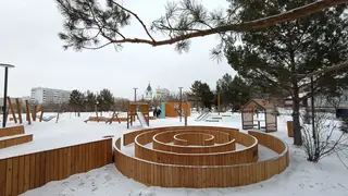 В Сосновоборске благоустроили площадь Юбилейную