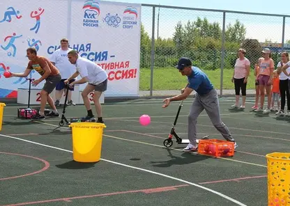 В Ачинском районе появилась новая спортивная площадка