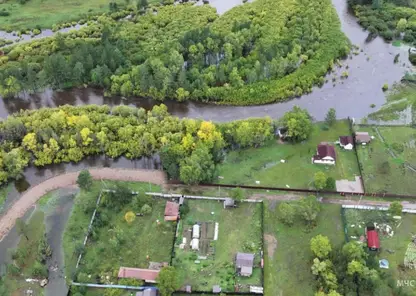 В СНТ под Читой из-за паводка подтопило дачные участки
