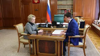 Михаил Котюков и Валентина Матвиенко обсудили реновацию Норильска и вопросы бюджетной политики