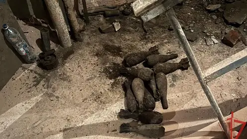 В центре Красноярска нашли и обезвредили 11 боевых мин