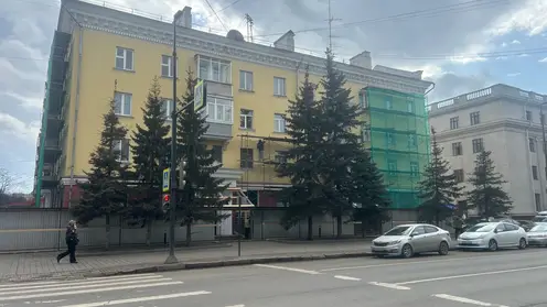 В Красноярске начался ремонт фасадов домов