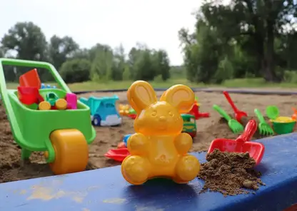 В песочницах красноярского Татышев-парка впервые появились детские игрушки