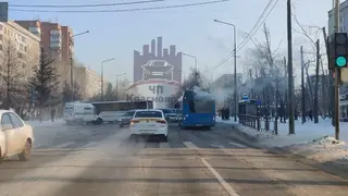 Два автобуса и два автомобиля: на улице Павлова в Красноярске произошло массовое ДТП с пострадавшими
