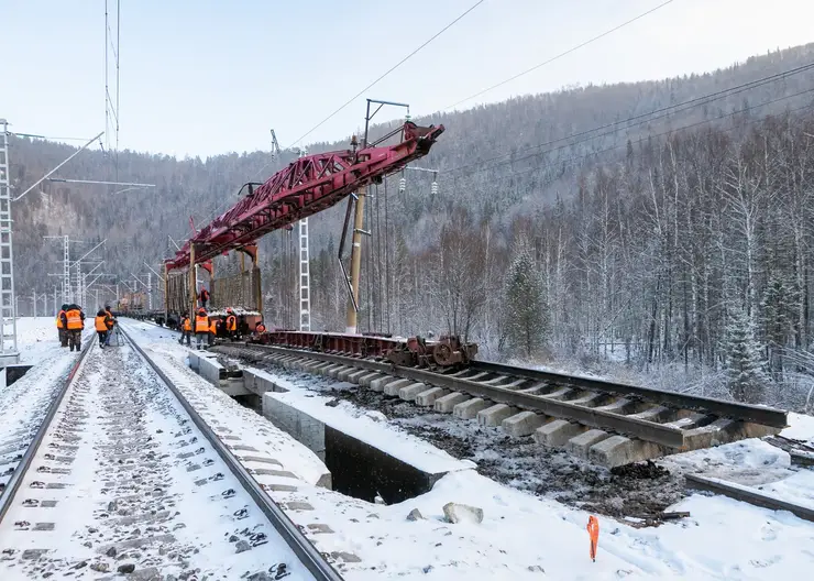 Красноярская железная дорога модернизировала более 250 километров пути в 2023 году