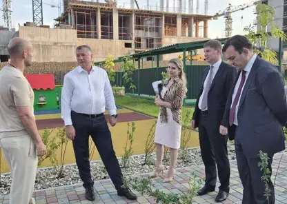 Марат Хуснуллин оценил новый детский сад в жилом комплексе «Универс» в Красноярске
