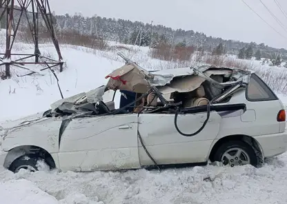 В Красноярском крае произошло смертельное ДТП с участием грузовика и легковушки