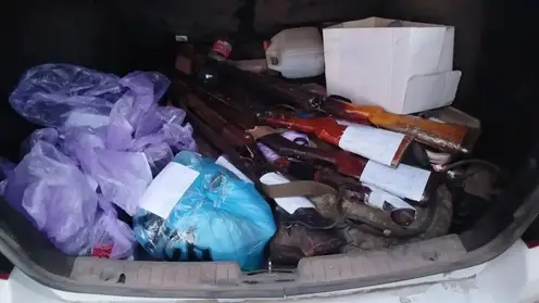 Арсенал с огнестрельным оружием и патронами обнаружили полицейские в доме жителя Красноярского края
